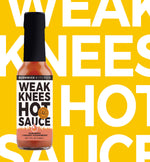 Load image into Gallery viewer, Weak Knees Habanero + Smokey Strawberry Hot Sauce
