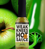 Load image into Gallery viewer, Weak Knees Jalapeño + Crisp Apple Hot Sauce
