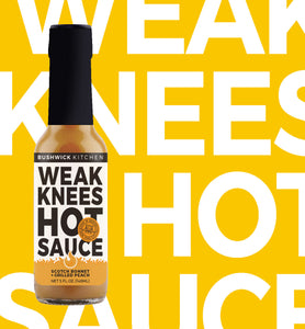 Weak Knees Scotch Bonnet + Grilled Peach Hot Sauce