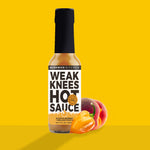 Load image into Gallery viewer, Weak Knees Scotch Bonnet + Grilled Peach Hot Sauce
